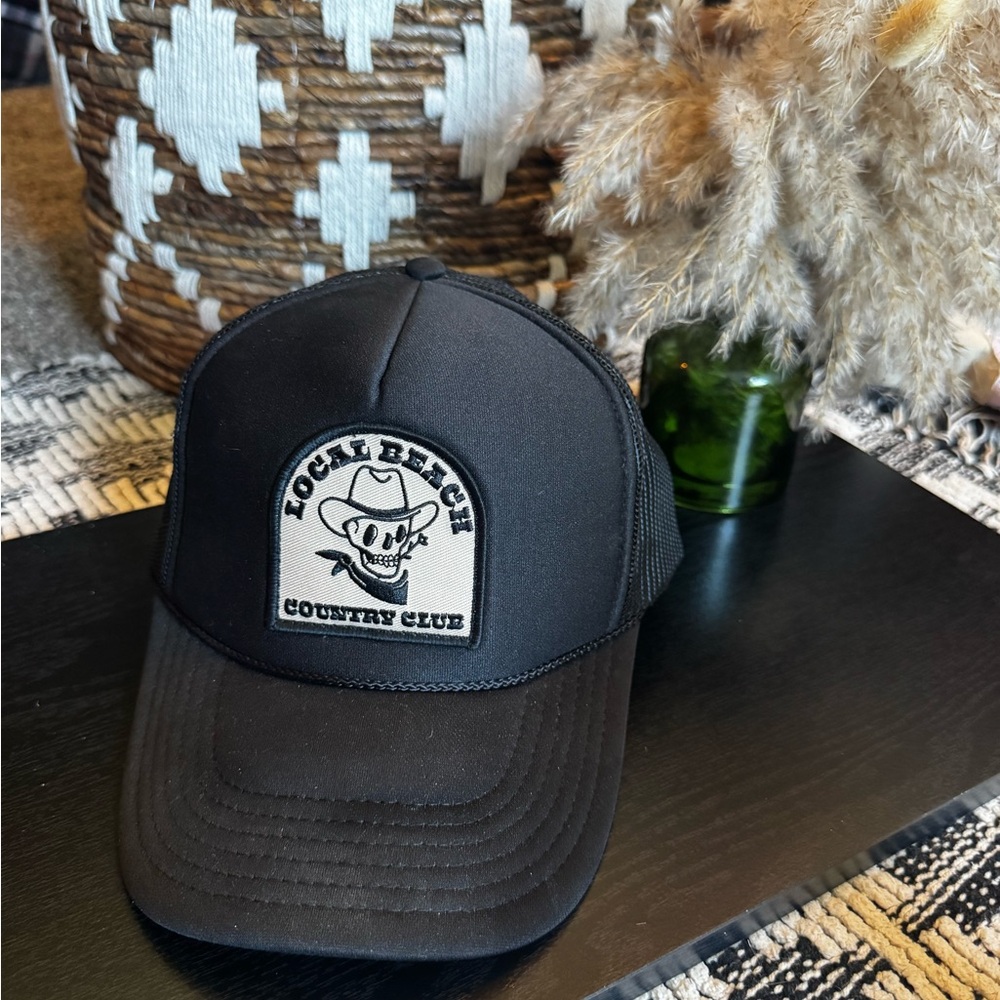 Black Trucker Hat